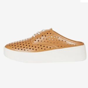 Anne Klein Women's Tricia  Dark Natural Sneaker Slip On 8M New